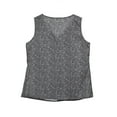 thumbnail image 4 of Womens Summer Loose Sleeveless Vest T Shirt Blouse Boho Lace Tops Plus Size, 4 of 7