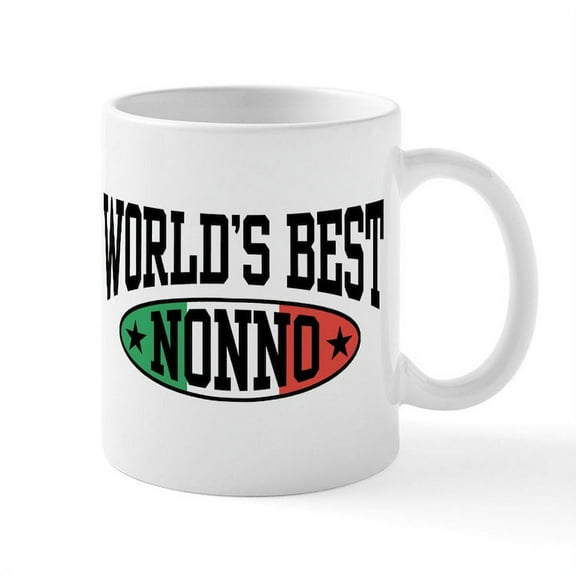 CafePress - World's Best Nonno Mug - 11 oz Ceramic Mug - Novelty Coffee Tea Cup