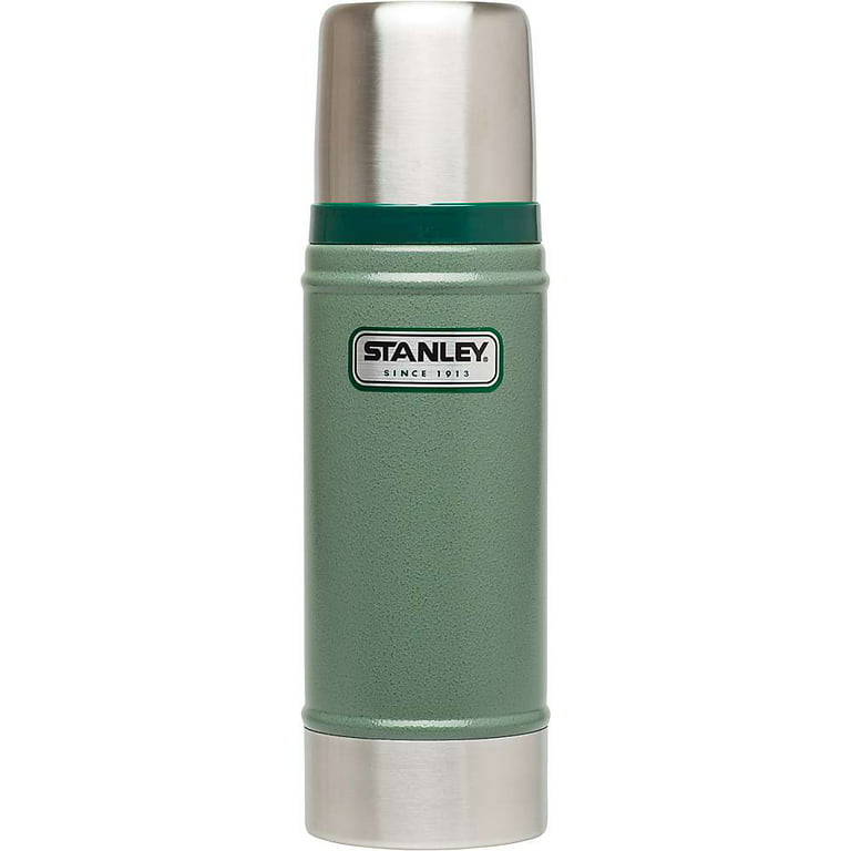 Vintage Stanley 24 Ounce Wide Mouth Thermos Vacuum Bottle Green (O)