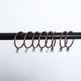 thumbnail image 5 of Uxcell 1.5'' Curtain Rings with Eyelet for Curtain Rod Metal Copper Tone Pack of 20, 5 of 6