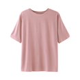 thumbnail image 4 of Pink Womens Summer Tops Women's Loose T Shirt Going Out Tops for Women, 4 of 5