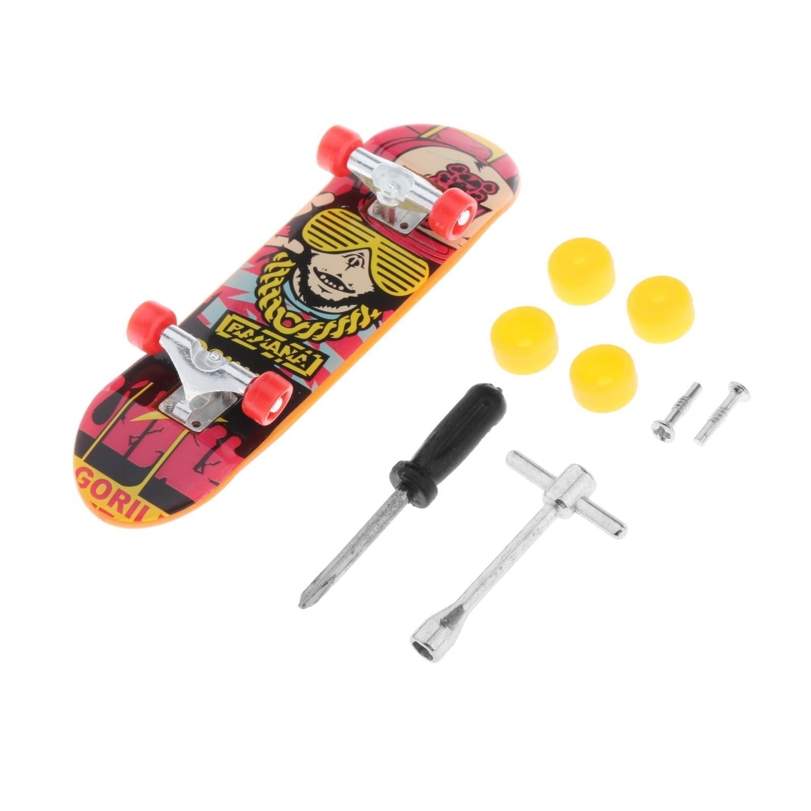 Fingerboard with , Aluminum Bracket, Finger Skateboard Boy Girls