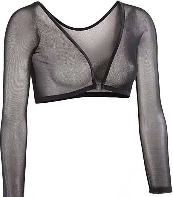 mesh cardigan short