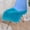 Blue, variant on 15.7In Plush Cushion Sofa Pad Wool Like Fabric Chair Cover Durable Seat Cushion For Living Bedroom(Light Brown-40X40Cm)