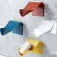 thumbnail image 1 of Jabonera para cocina, baño, ducha, jabonera, jabonera de montaje en pared, jabonera de plástico con drenaje automático (blanco, azul, amarillo y rojo, 4 unidades) Zhivalor ZSY-0051, 1 of 2