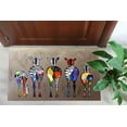 thumbnail image 5 of Banksy Graffiti Rug, Step Rug, Graffiti Rugs, Large Rugs, Colorful Rugs, Banksy Zebra Rug, Cool Rugs, Personalized Gift Rug, Front Door Rug, 2'x3' - 60x90 cm, 5 of 7