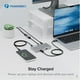 thumbnail image 4 of Concentrador USB4 Plugable Negro con Carga de 60 W para Pantalla única 8K o Doble 4K Compatible con, 4 of 8