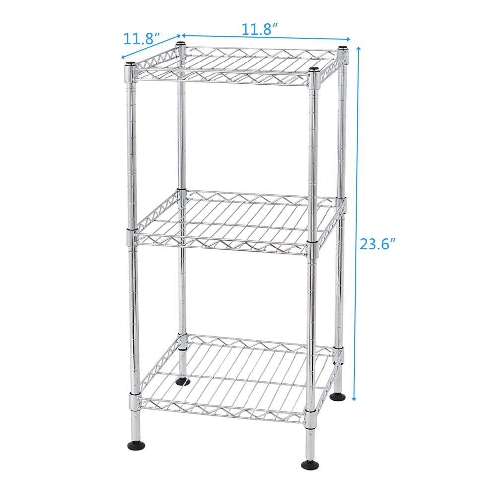 Kepooman 3-Tier Wire Shelving Unit Garage Wire Shelf Metal Large Storage Shelves Heavy Duty Height Adjustable Utility Commercial Grade Steel Layer Shelf Rack Organizer Kepooman 3-Tier Wire Shelving Unit Garage Wire Shelf Metal Large Storage Shelves Heavy Duty Height Adjustable Utility Commercial Grade Steel Layer Shelf Rack Organizer