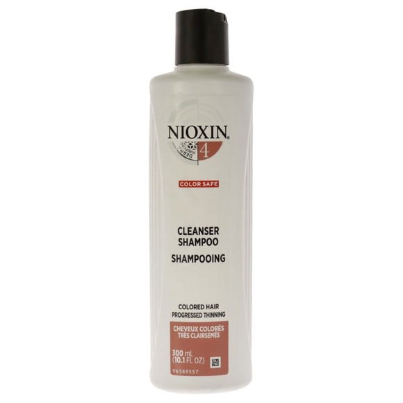 Nioxin System 4 Cleanser Shampoo For Color Treated Hair With Progressed Thinning 10.1 Oz