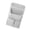 White, variant on QueMer Versatile Cotton Linen Hanging Shelf With Large And Small Pockets Wall Mounted Storage Bag Perfect For Daily Storage