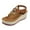 Brown, variant on Mostsola Flip Flops for Women Platform Sandals Slingback T-Strap Sandals Arch Support Boho Dress Shoes