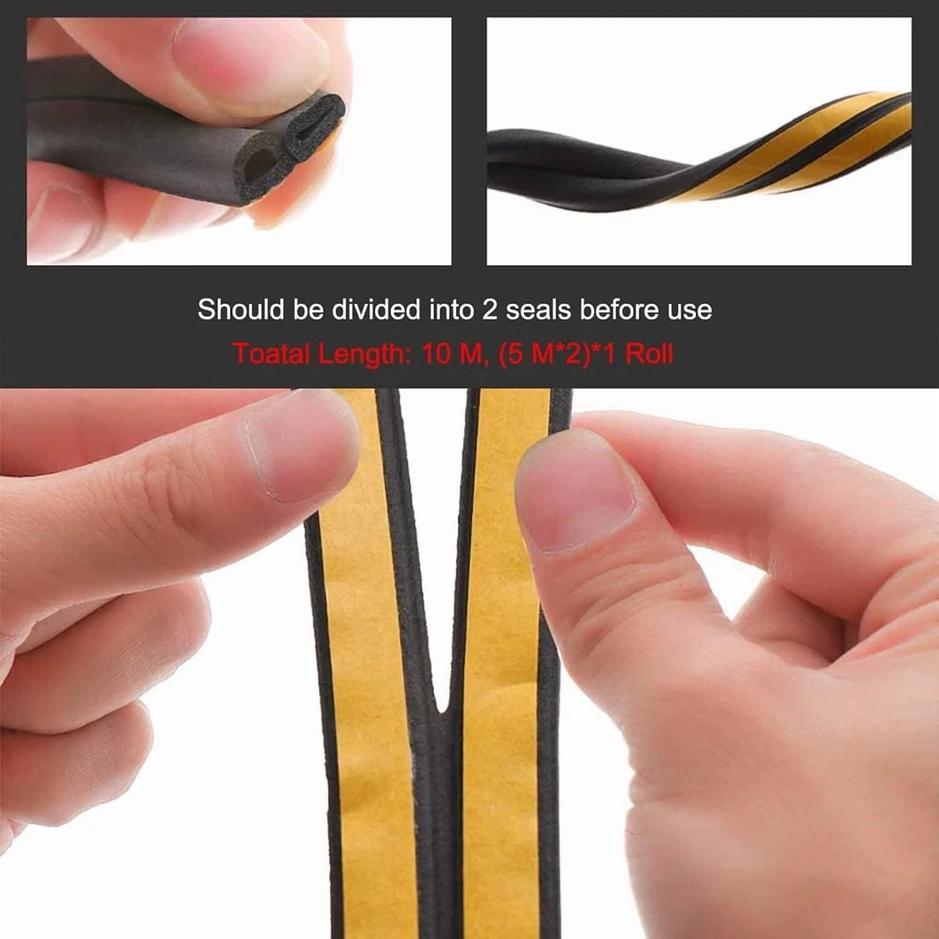 33 Feet Self Adhesive Door Seal Strip Window Stripping Weather Strips-House Roll