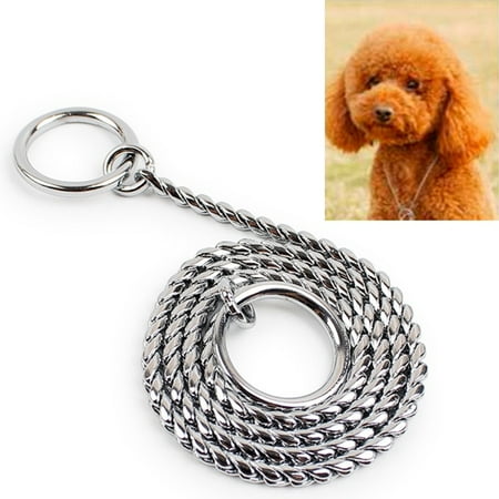 - 50cm x 3mm Pet P Chain Pet Collars Pet Neck Strap Dog Neckband Snake Chain Dog Chain Dog Collar