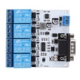 thumbnail image 1 of RS232 Relay Module Opto 4 Channel Serial Port Control Relay Module with 8 Bit MCU SP3232, 1 of 4