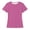 1-Hot Pink279, variant on Byoo Toddler Girls Solid Color T Shirt Basic Crewneck Lettuce Trim Short Sleeve Knit Shirt Casual Comfortable T Shirt， Black