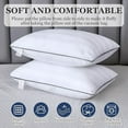 thumbnail image 4 of Bed Pillows for  - Standard/Queen Size Set of 4 Luxury Hotel Quality Pillows for Side Back and Stomach S pers, Breathable Fluffy Pillow Soft Bed Pillows (4pcs, Standard), 4 of 6