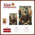 thumbnail image 3 of Naloa Forest Maple Leaf Husky Drawstring Christmas Bags, 3D Xmas Gift Bags, Christmas Wrapping Bags, Xmas Goodie Bags, Treat Pouch Bags, Party Favor Bags-Small, 3 of 9