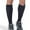Black, variant on SIGVARIS Men’s Cushioned Cotton Long Calf-High Socks 20-30 Black Small