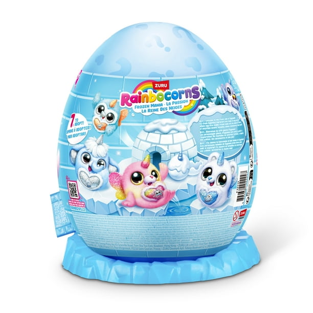Rainbocorns Eggzania Frozen Mania by ZURU, Collectible Plush Toy