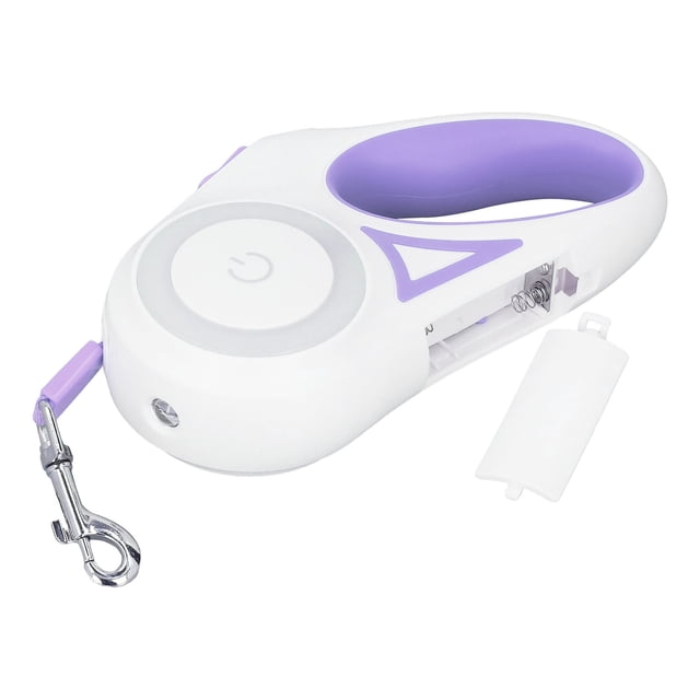 Retractable Dog Leash, Bright LED Light One Handed Brake Pause Lock Big Duty Pet Leash Door Stair Gates Gates Gate Extensions
