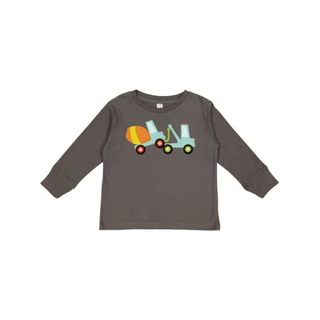 

Inktastic Tow Truck Construction Gift Toddler Boy Girl Long Sleeve T-Shirt