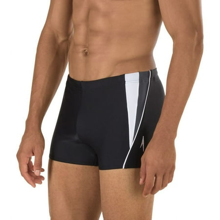 Speedo Mens PowerFLEX Eco Fitness Splice Square Leg Swimsuit