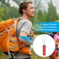 thumbnail image 4 of Uxcell Survival Whistle, Loud Sound Aluminum Outdoor Safety Whistle for Camping Hiking Red, 4 of 6