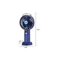 thumbnail image 5 of 4000mAh LCD Portable Handheld Spray Fan USB Rechargeable Mist Water Fan 5Speeds, 5 of 8
