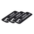thumbnail image 2 of Credit Counselor 1 x 3" Name Tag/Badge, Black, (3 Pack), 2 of 3