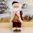 thumbnail image 1 of Muñeco de Papá Noel de Navidad, adorno de árbol de Navidad dorado, decoraciones para el hogar, regalo de fiesta Natal, Año Nuevo, 2023, 1 of 4