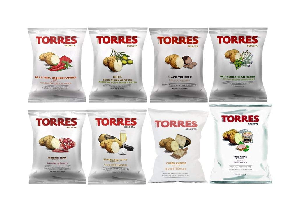 TDP Specialties Torres Potato Chips Imported from Spain Patatas Fritas