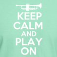 thumbnail image 3 of CafePress - Keep Calm And Play On Trumpet T Shirt - Men's Classic Graphic Cotton T-Shirt, 3 of 4