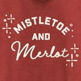 thumbnail image 2 of Women's Lost Gods Mistletoe and Merlot  Racerback Tank Top Red Heather 2X Large, 2 of 4