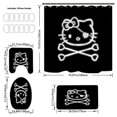 thumbnail image 5 of Fabricantes de fuentes de comercio electrónico transfronterizo Impresión digital 3D Cortina de ducha de baño de poliéster impermeable Hello Kitty Serie 3 fabricantes directos, 5 of 5
