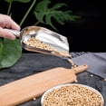 thumbnail image 6 of Troglfold ice scoop 3pcs Ice Scoops Stainless Steel Flour Scoops Ice Scoopers for Freezer Ice Scoops,8.86"X3.27"X2.36", 6 of 10