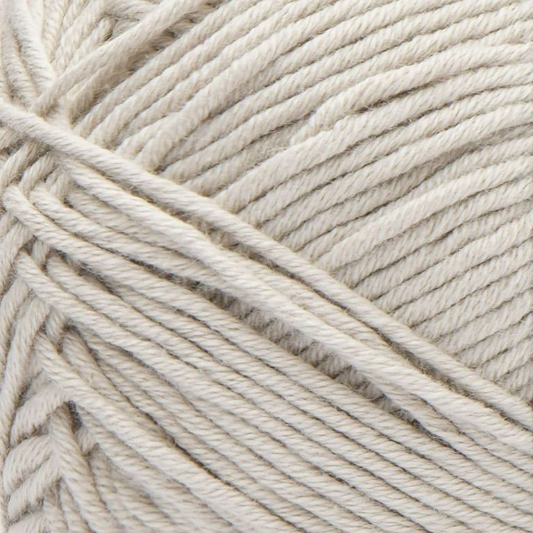  Bernat Softee Cotton Yarn, Feather Gray