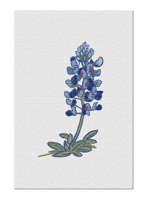 Blue Bonnet, Icon, 500 Piece Challenging 19 x 27 Jigsaw Puzzle for Adults and Family, Made in USA