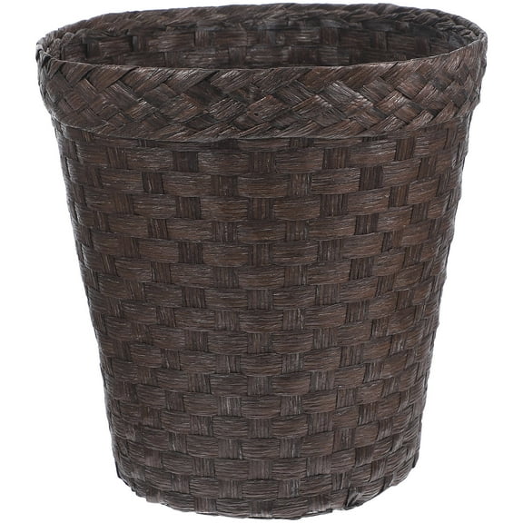 MUSEYA Storage Woven Basket Paper Wicker for Office Supplies 1Pcs