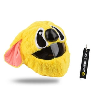 Laughing Emoji Motorcycle Helmet Cover Sleeve, Funny Yellow Full