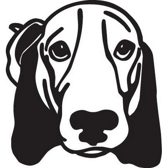 Wall Decal Dogs Face Animal Buck Horns Camping Deer Predator Doe Hunting Bow Arrow Bulls Eye Wilderness Camouflage Holiday Gift Ideas Sticker - Size: 12 Inches X 18 Inches