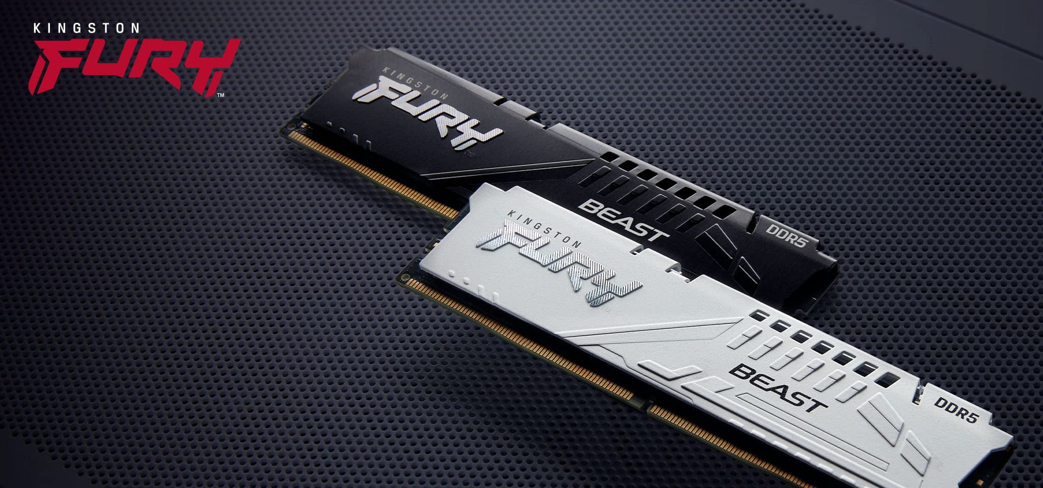 Kingston 64GB (4x16GB) DDR5 5600MT/s CL40 FURY Beast White XMP
