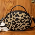 thumbnail image 2 of SUGARMOM Stylish Leopard Print Women‘s One Shoulder Crossbody Round Bag, 2 of 7