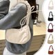 thumbnail image 1 of Bolso de hombro para mujer – Bolso informal de licra cruzada, bolso mensajero ligero con correa ajustable, para teléfono y cartera, 22x14x7,5cm, blanco blanco rojo marrón caqui, 1 of 6
