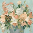 thumbnail image 2 of Scarvey, Emma 26x26 White Modern Wood Framed Museum Art Print Titled - Soft Pastel Bouquet II, 2 of 4