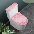 thumbnail image 2 of HELLHERO Polyester Toilet Dust Cover Set for Indoor Home, Adjustable Machine Washable Washable, Stretch Fit, 2 of 7