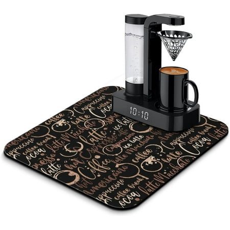 

1 Pack Drying Mat for Kitchen Counter Ultra Absorbent and Non-Slip Coffee Machine Mat - 19.5x12Inch