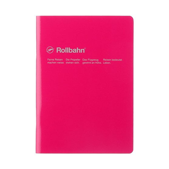 Delfonics Rollbahn Note Notebook: 5-3/4 in. x 8-1/4 in. (Rose) A5 notebook