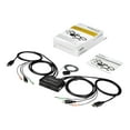 thumbnail image 2 of StarTech.com 2 Port DisplayPort KVM Switch, 4K 60Hz, Compact Dual Port UHD DP 1.2 USB Desktop KVM Switch w/ Integrated 4ft Cables & Audio, Bus Powered & Remote Switching, MacBook ThinkPad - 4K KVM Switch w/ Audio (SV211DPUA4K) - KVM / audio switch - 2 x KVM / audio - desktop, 2 of 6