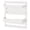 White, variant on Bedside Wall Shelf - Adhesive Nightstand Organizer with Hooks and Cable Clips,Wall Mounted Storage for Bedroom,Dorm,Rv,Rental Kilougeis