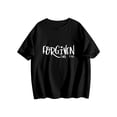 thumbnail image 2 of Forgiven Faith Based Top, Christian Bible Verse Funny Creative Graphic Shirt 𝓴𝓲𝓭𝓼 Black T-Shirt,Casual Holiday Top For 𝓴𝓲𝓭𝓼 100cm, 2 of 6